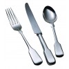 Sterling Silver Plain Fiddle Cutlery